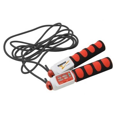 طناب پرش تناسب اندام يونيسکس تيم تناسب اندام طناب پرش تناسب اندام OK-168 با شمارنده حلقه تا 9999 و طراحی رنگارنگ