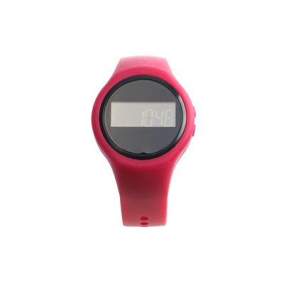 دستبند شمارش قدم با بند ژل سیلیکون ABS Case Unisex
