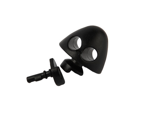 طناب پرش بدون سیم سیاه ساده JS-310 با طول 200mm و شمارنده حلقه