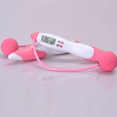 طناب پرش PVC طول طناب تنظیم شده JP-100 LCD صفحه شمار پرش طناب برای ورزش تناسب اندام