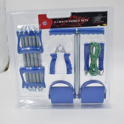 مجموعه کامل تمرینات خانگی Pedal Resistance Trainer Jump Rope Hand Grip ابزار تناسب اندام همه کاره برای تمرین هسته ای دست و پا در هر زمان و هر کجا