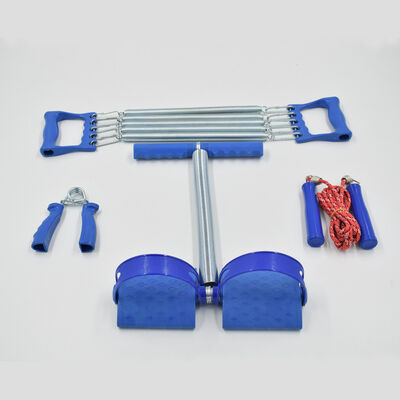 مجموعه کامل تمرینات خانگی Pedal Resistance Trainer Jump Rope Hand Grip ابزار تناسب اندام همه کاره برای تمرین هسته ای دست و پا در هر زمان و هر کجا
