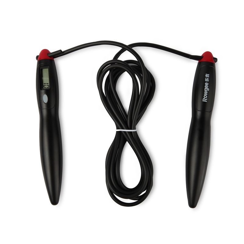 طناب پرش PVC طول طناب تنظیم شده JP-100 LCD صفحه شمار پرش طناب برای ورزش تناسب اندام